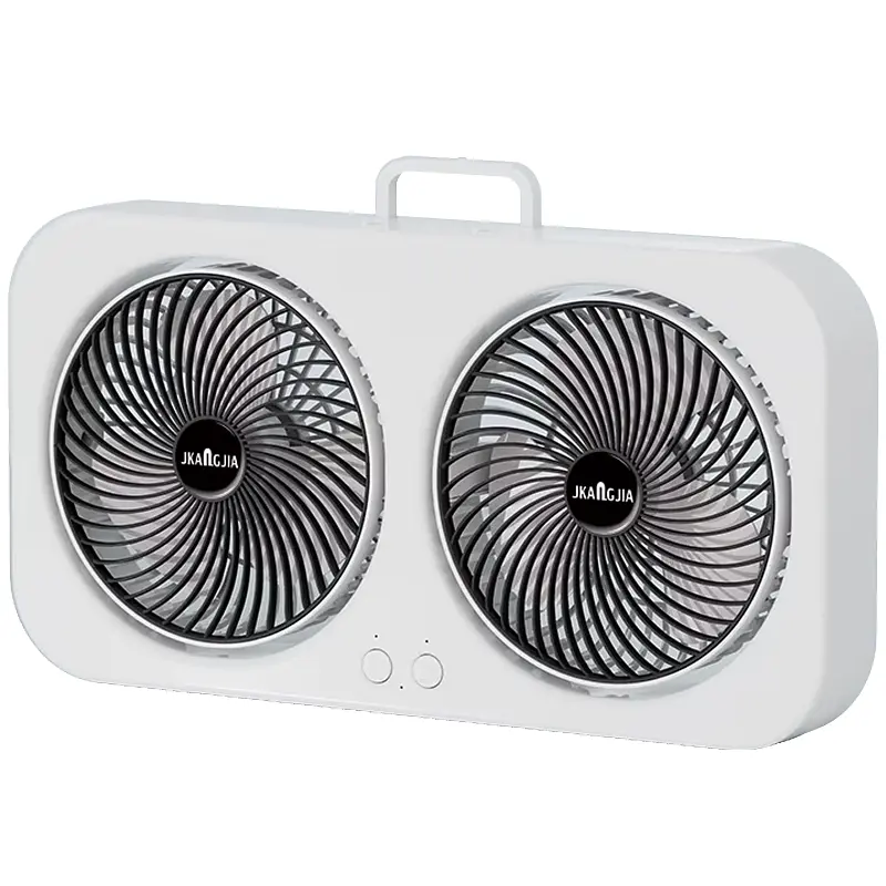 Настільний вентилятор F105 Dual-Fan Design 1800mAh Black Epik teh0029505 - фото 2