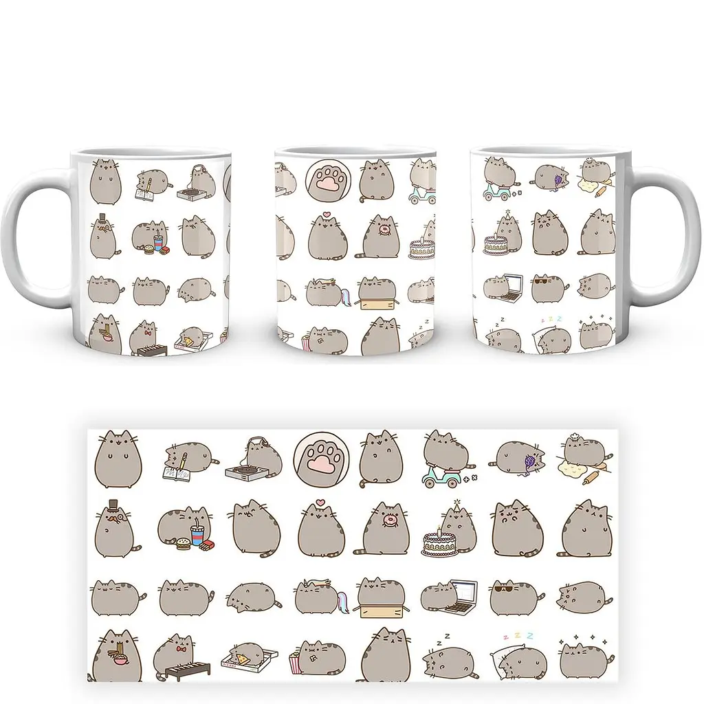 Кухоль GeekLand Pusheen Пушин Багато котів РС.02.377 330 мл різнобарвний - фото 3