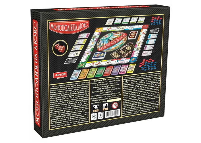 Настольная игра Artos Games Монополия Люкс (62026) - фото 2