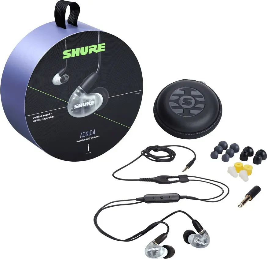 Провідні навушники Shure AONIC 4 Black - фото 3