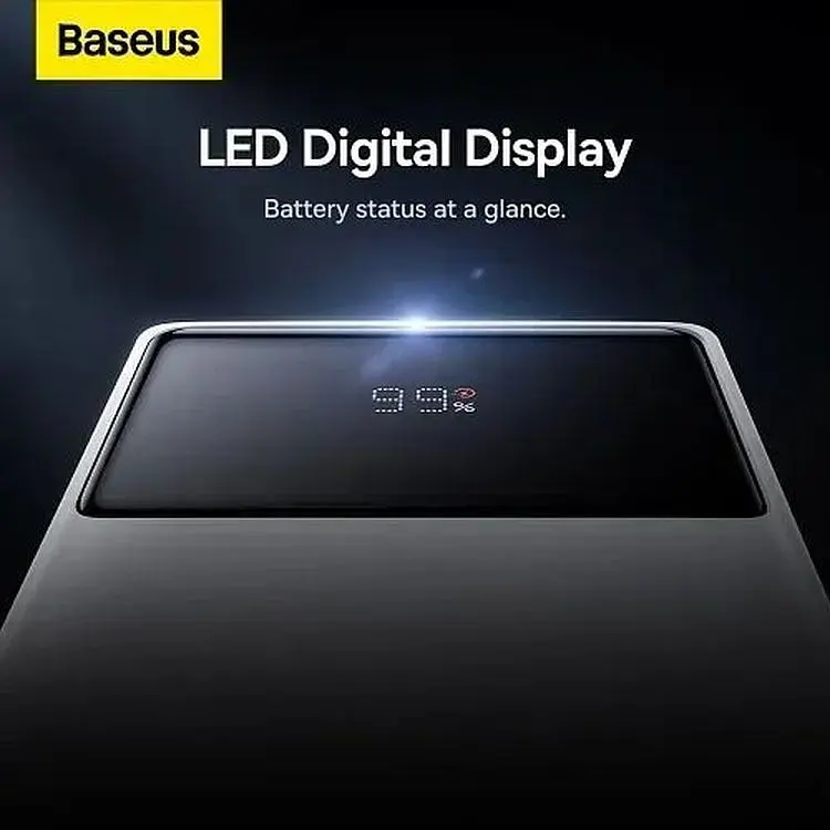 Портативная батарея Baseus Star-Lord Digital Display Fast Charge 20000 mAh 22.5W PPXJ080002 White - фото 9