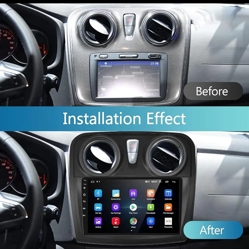 Android магнітола 9" для Renault Logan II / Sandero з GPS - фото 8