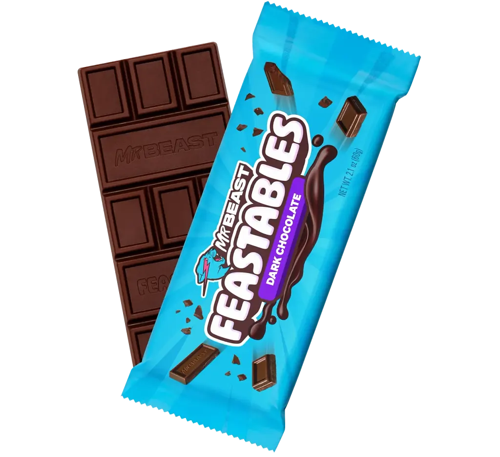 Шоколадний батончик Feastables MrBeast Dark Chocolate 60 г - фото 2