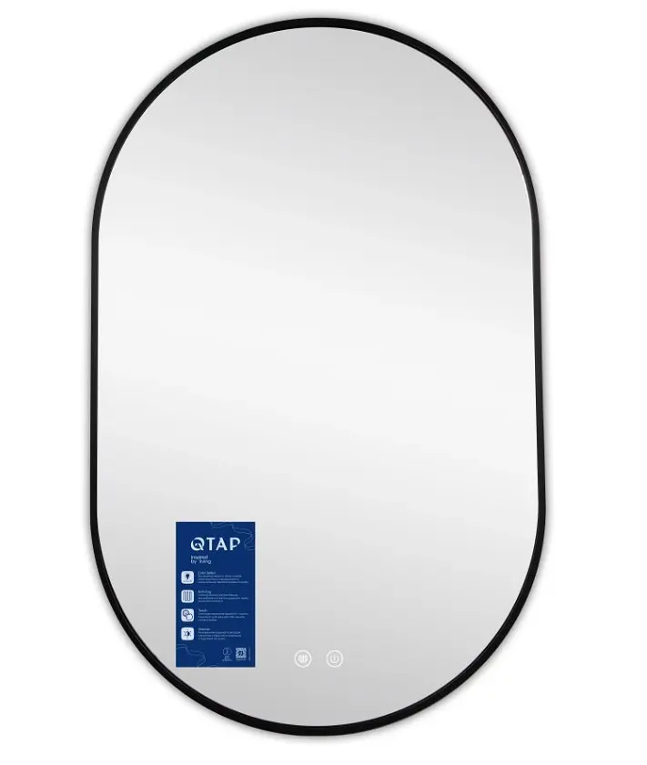 Дзеркало Qtap Scorpio (SC1) 500x800 мм, овальне, з LED-підсвіткою Touch QTSC500800 - фото 3
