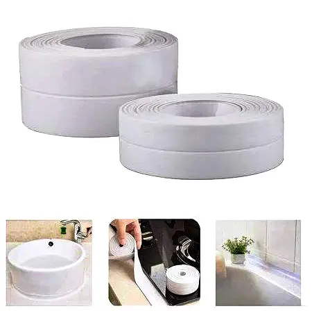 Водонепроникна стрічка ізоляційна ізолятора хомут Waterproof Tape білий - фото 2