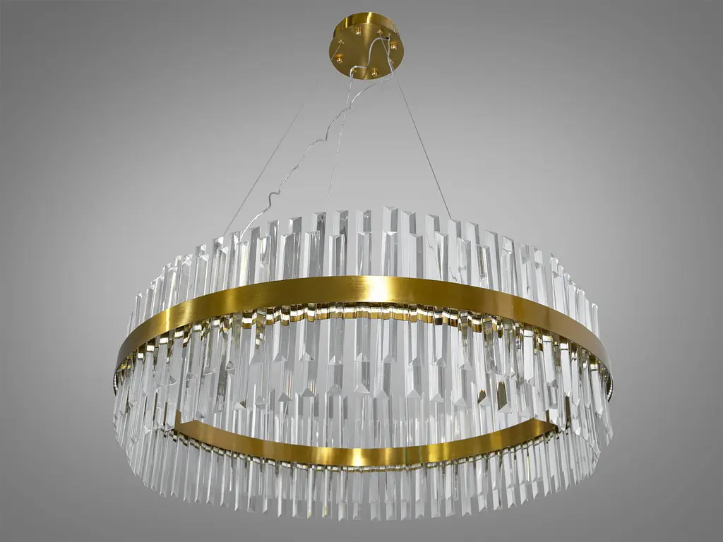 Підвісна кришталева світлодіодна люстра 190 Вт Diasha 840/800BR - фото 4