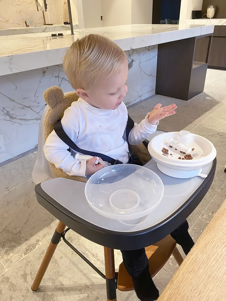 Подушка до стільця для годування Childhome Evolu, бежевий ведмедик (CHEVOSCTB) - фото 11