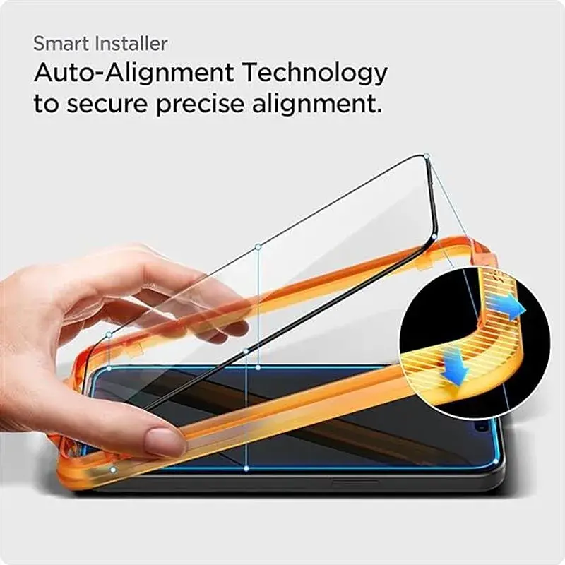 Захисне скло Spigen Glas.tR AlignMaster FC для Apple iPhone 15, Black, 2шт (AGL06906) - фото 5
