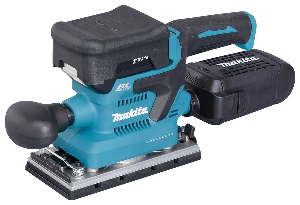 Шліфмашина вібраційна акумуляторна Makita DBO381ZU BEO1 (93x228 мм, 4000-12000 хв-1, AWS, BL, LXT) - фото 2