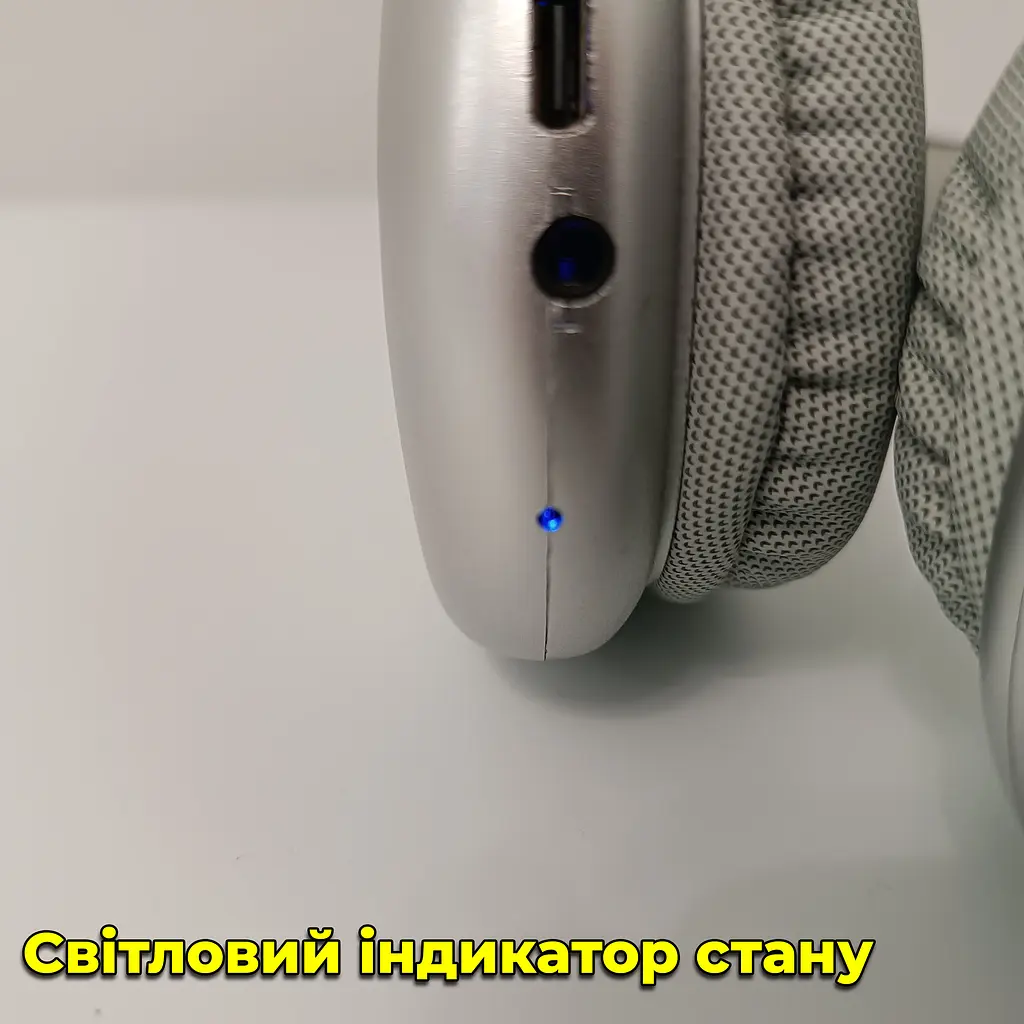 Наушники беспроводные P9 Pro Max Белый/серый - фото 7