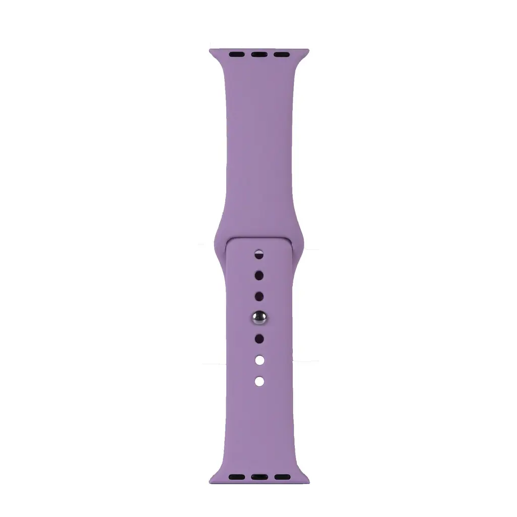 Ремінець Silicone Apple Watch 42/44/45/46/49 мм Light Purple L - фото 2