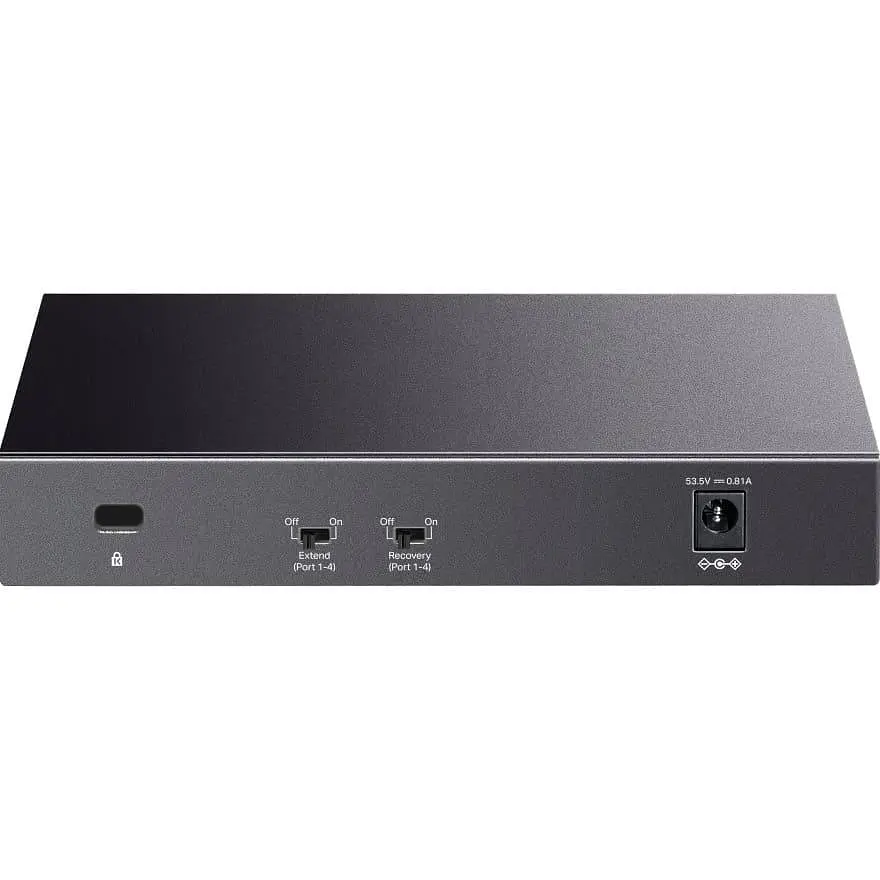 Комутатор TP-Link LiteWave LS106LP 6-Port Fast Ethernet PoE+ Black (LS106LP) - фото 5