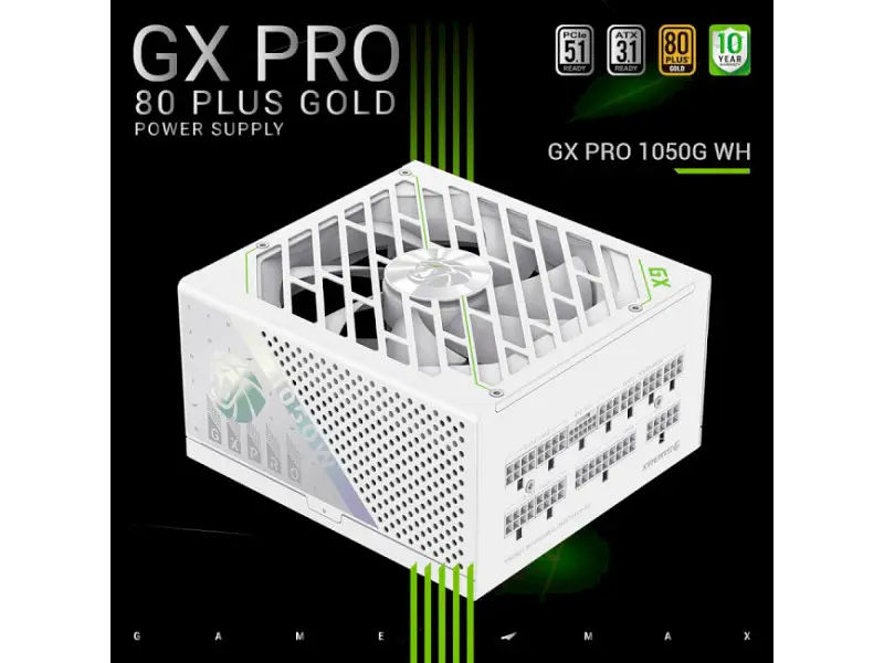 Блок живлення Gamemax GX Pro 1050G White - фото 3