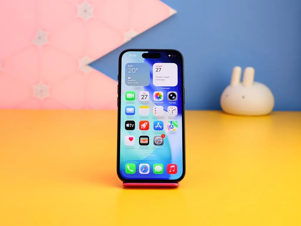 Смартфон Apple iPhone 15 128 ГБ чорний (MTP03) б/в [176136] - фото 2
