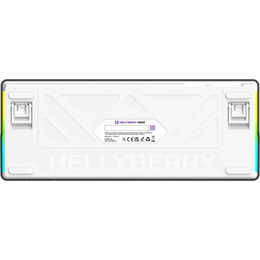 Клавіатура USB HATOR Hellyberry HK60 White/Violet UA - фото 5