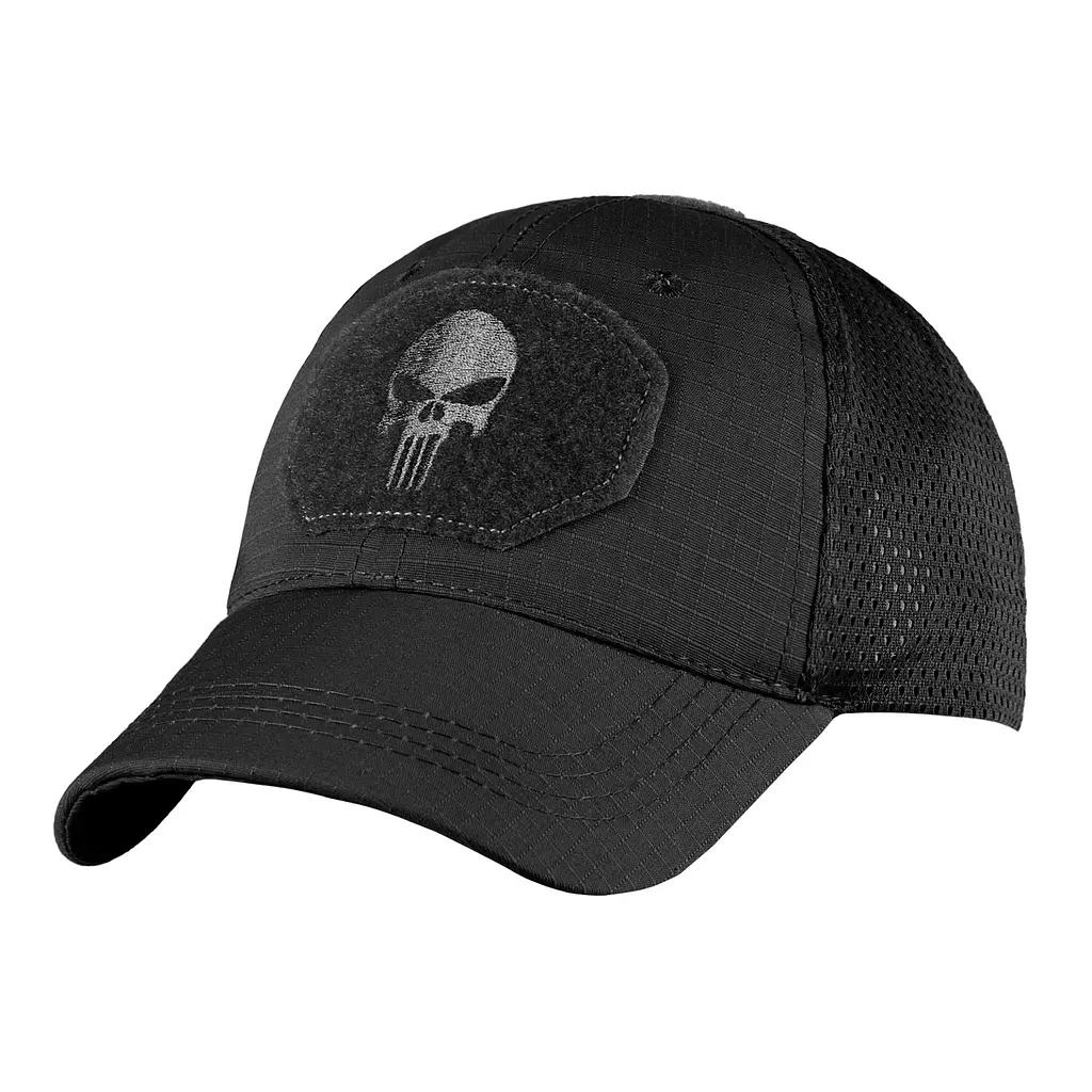 Бейсболка тактична "Punisher" Rip-Stop Black