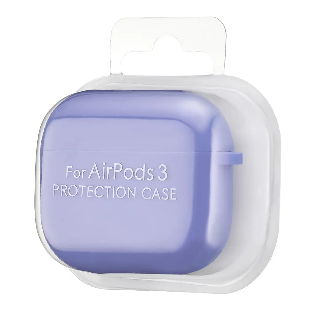 Чохол Silicone Case 2,5mm with microfiber for AirPods 3 Elegant Purple - фото 2