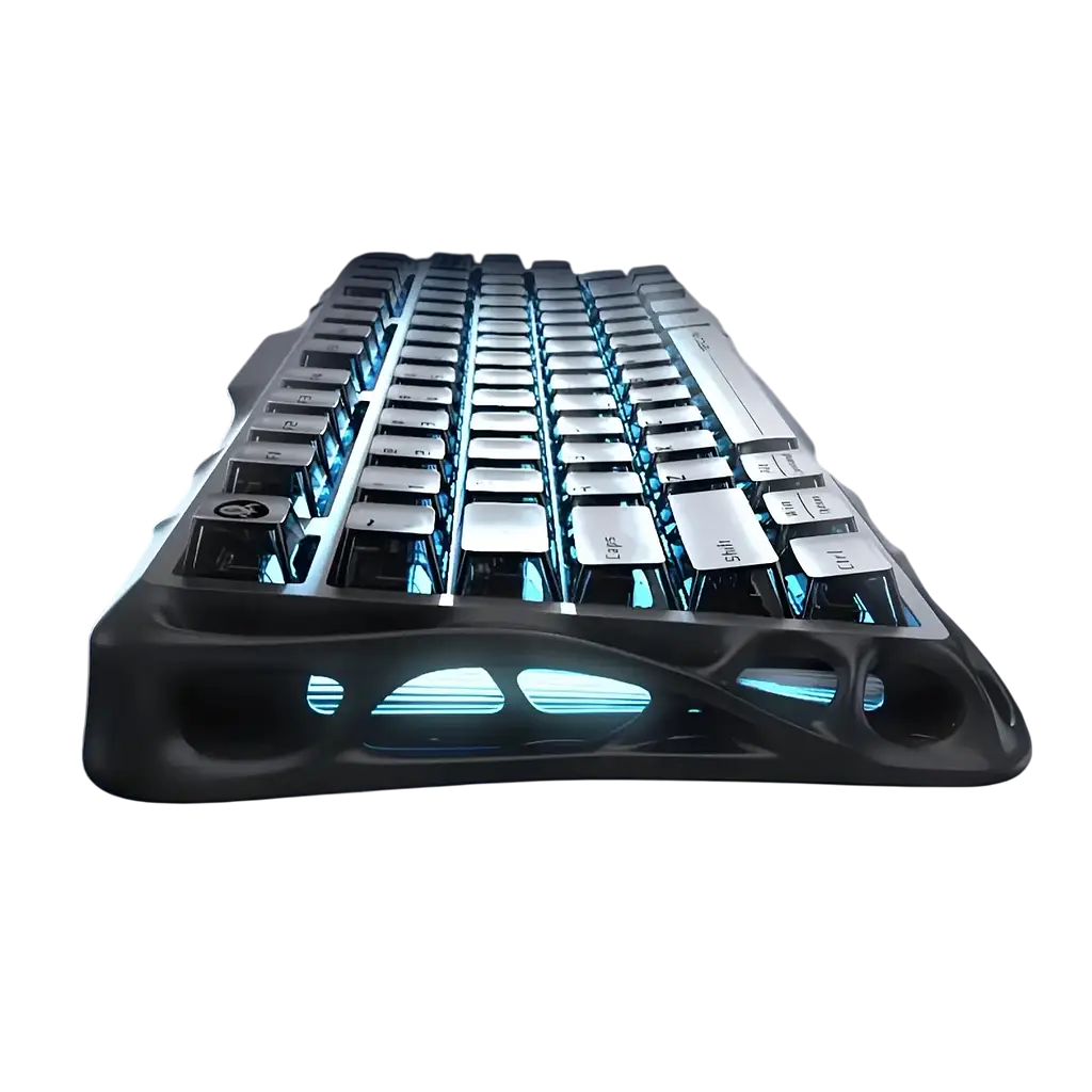 Клавіатура бездротова GravaStar K1 Stealth RGB Black (GS-K1-SB) - фото 2