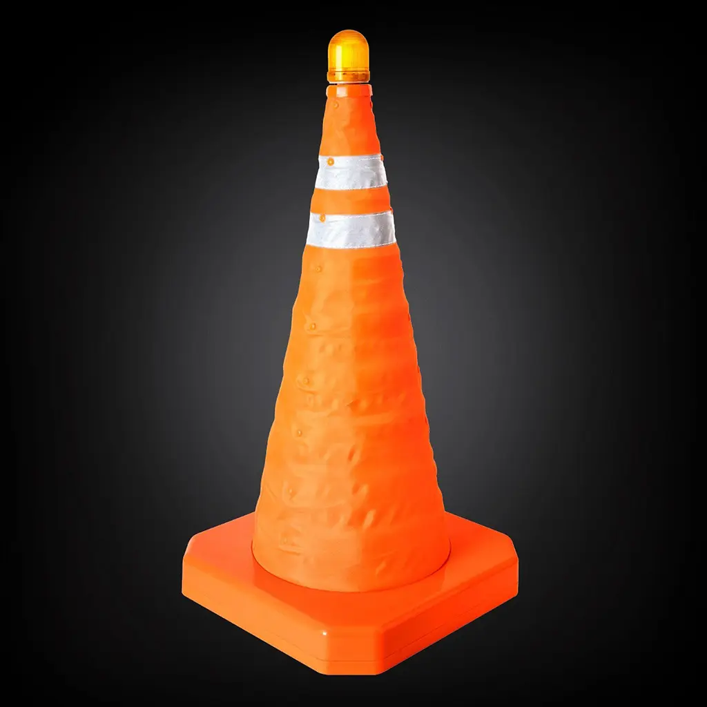Ліхтар-конус дорожній Mactronic Traffic Cone Orange L-NJ01-ROHS складний IPX6 Помаранчевий - фото 2