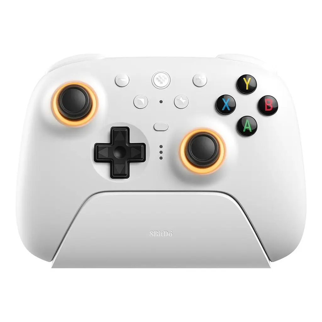 Геймпад 8BitDo Ultimate 2 для Windows і Android, ігровий контролер TMR, Еффект Холла Білий