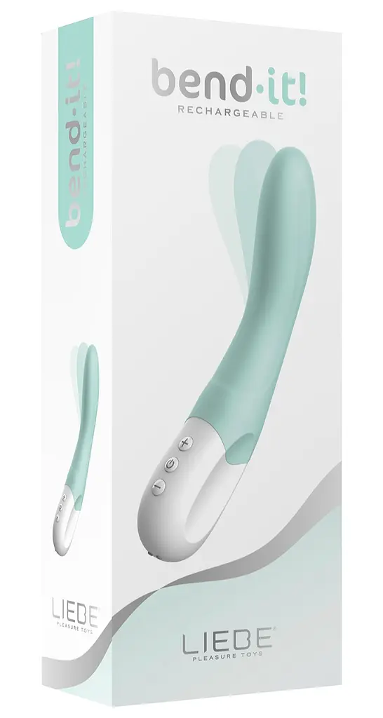 Вібратор Liebe Pleasure Toys Bend-It 22 см м'ятний - фото 5