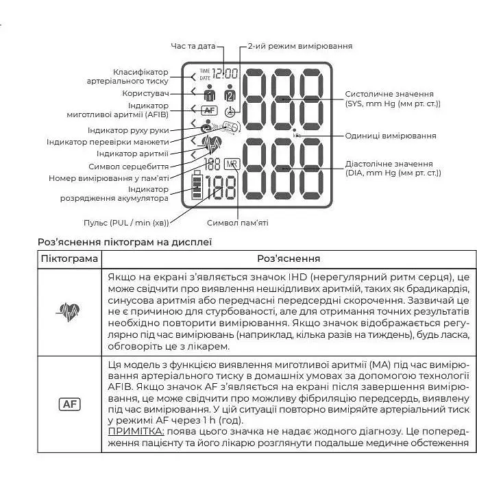 Тонометр на манжете VEGA BP 810A Afib micro usb и аккумуляторе автоматический - фото 8