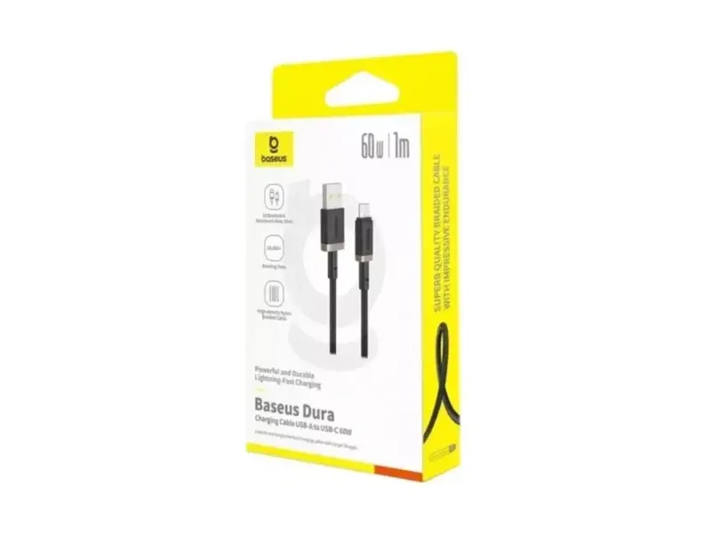 Кабель USB Type-C BASEUS USB-Type-C 60W 1m (P10377802U01-00) чорно золотий - фото 5