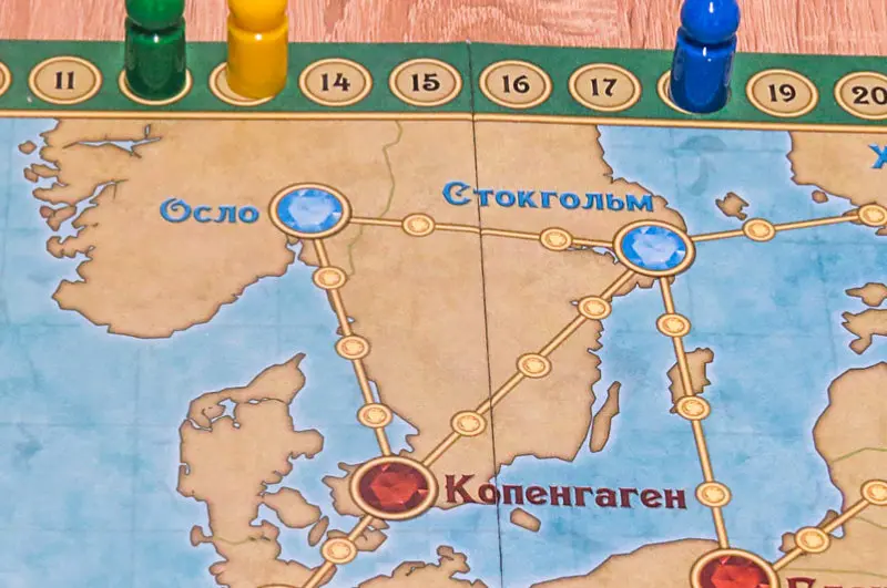 Настольная игра-стратегия "Галопом по Европам", путешествие по городам Европы, для 2-4 игроков, возраст 8+, ARTOS OST-0840 - фото 8