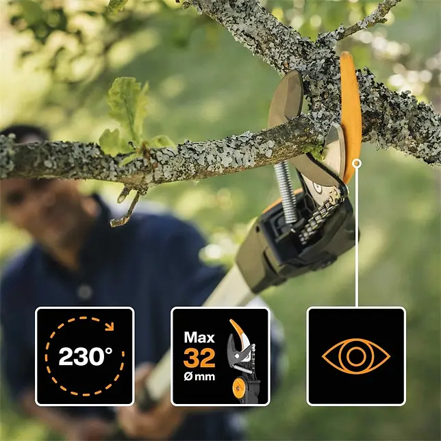 Гілкоріз телескопічний Fiskars PowerGear UPX86 (1023624) - фото 8