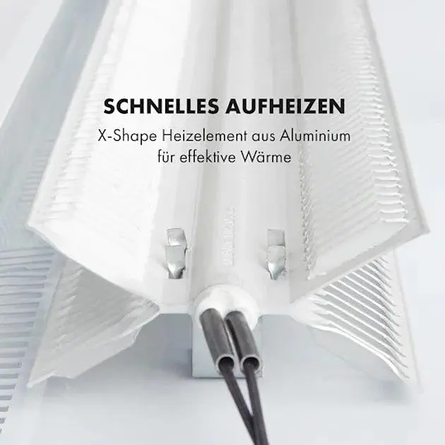 Конвекторный обогреватель Klarstein Bornholm Curved Ambient 2000 Вт (10033060) - фото 9