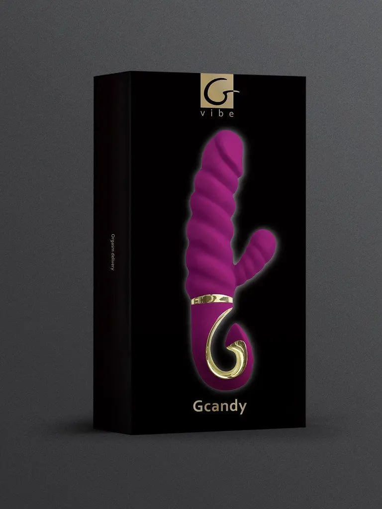 Вібратор-кролик Gvibe з витим стволом GCandy, 22х4.5 см - фото 10