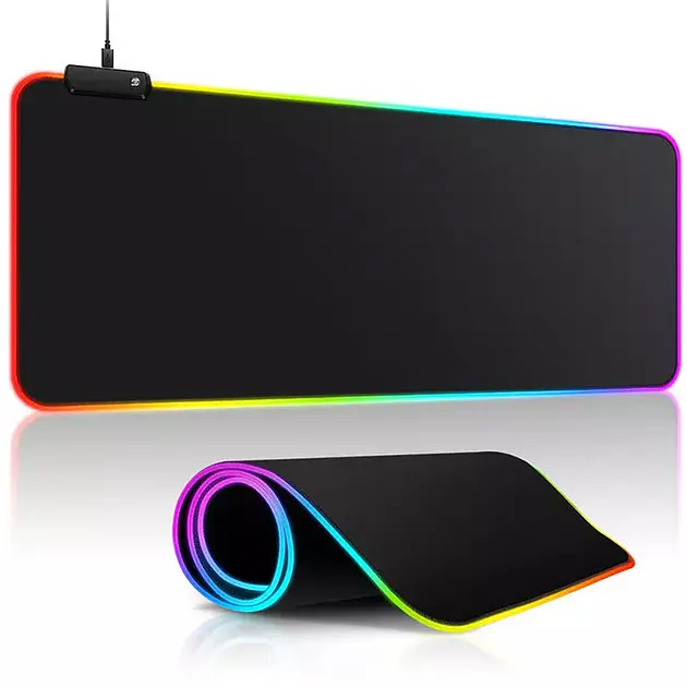 Ігрова поверхня FeelTouch з RGB підсвіткою FeelTouch 800 x 300 x 3 мм Black - фото 5