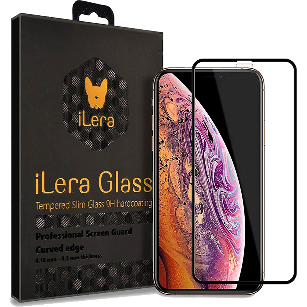 Защитное стекло iLera 2.5D Eclat Full Cover Tempered Glass для Apple iPhone X/Xs/11 Pro (Black) [50188] - фото 3
