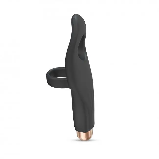 Вибратор Love To Love Tickle me Black Onyx Перезаряжаемый на палец, 13, 5х1,3 см чёрный - фото 3