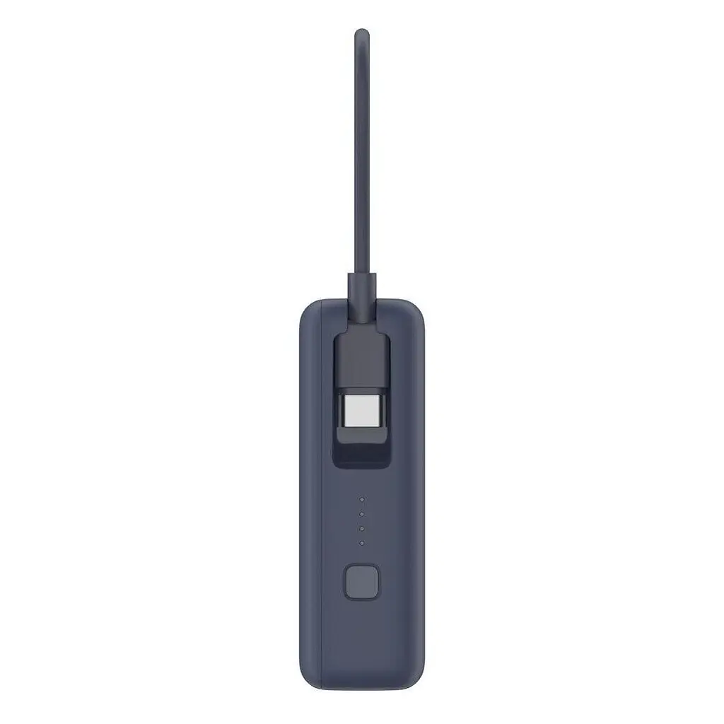 Зовнішній акумулятор Xiaomi 33W Power Bank 10000 (Integrated Cable) Ice Синій GL - фото 2