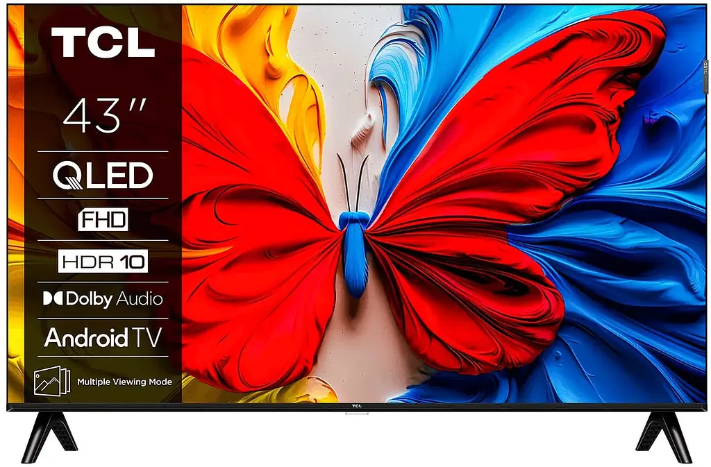 Телевизор 43" QLED FHD 60Hz Smart Android TV Black TCL teh0025159 - фото 2