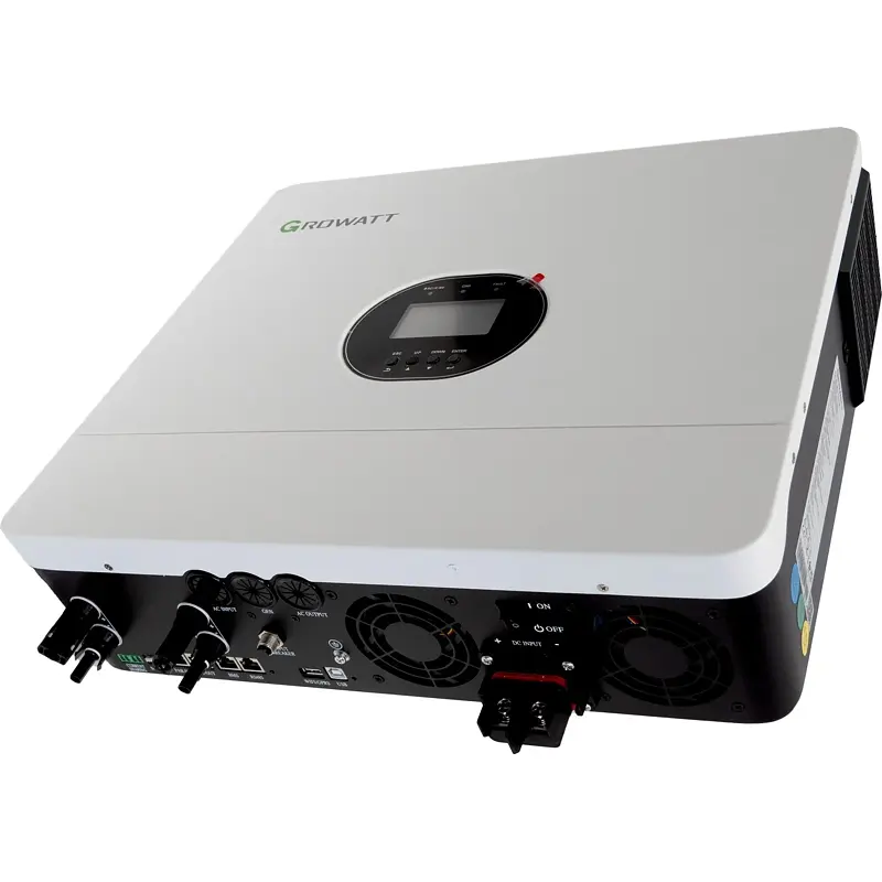 Автономний інвертор 6 кВт сонячний off-grid Growatt SPF 6000 ES PLUS, 6000W 48V 100A (101068) - фото 3