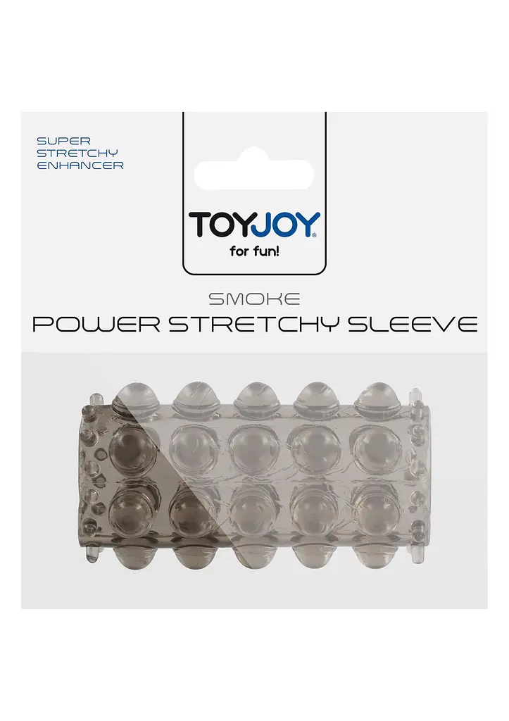 Насадка на пеніс Toy Joy Power Stretchy Sleeve 6.5 см чорний - фото 2