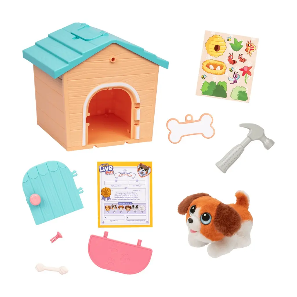 Мягкая игрушка Moose Little Live Pets Дом с сюрпризом мини оранжевый (26616) - фото 3