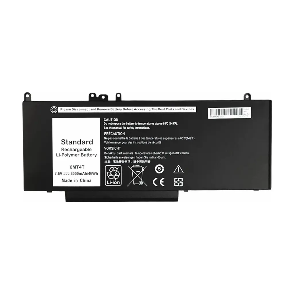 Акумулятор до ноутбука DELL Inspiron 14 5000 Series (6MT4T) 7.6V 6000mAh PowerPlant (NB441242)