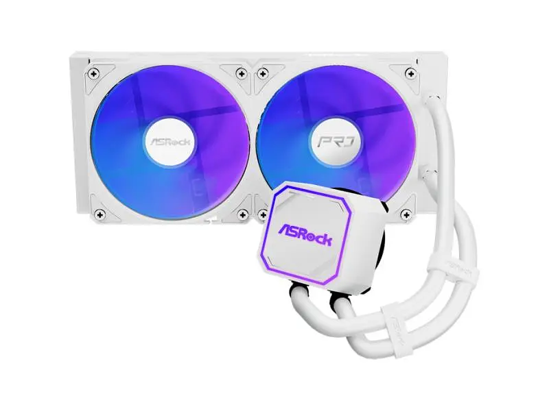 Водяне охолодження ASRock Pro White 240 ARGB - фото 2
