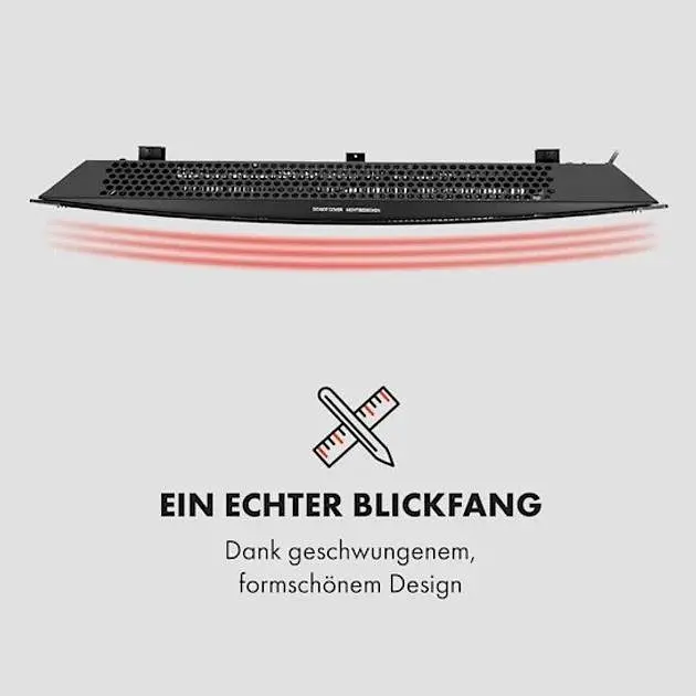 Конвекторный обогреватель Klarstein Bornholm Curved 2000 Вт (10031979) - фото 6