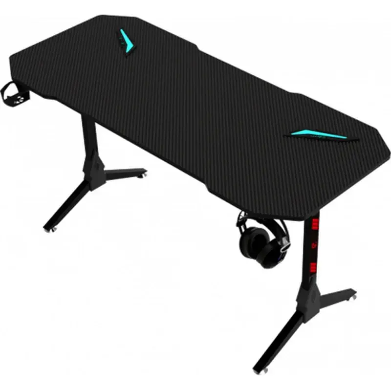 Комп'ютерний стіл GT Racer T-1211 Black (T-1211 (120x60x73) Black) - фото 3