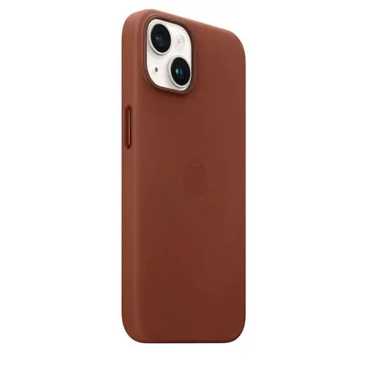 Чехол CasePro Leather Case with MagSafe Umber для iPhone 14 Plus - фото 6