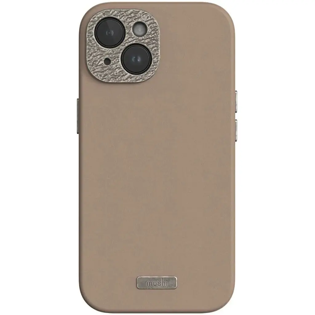 Чехол-накладка Moshi Napa Slim Hardshell Case Woodsmoke Brown для iPhone 15 (99MO231105) - фото 2