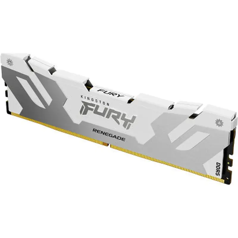 Модуль пам'яті для комп'ютера DDR5 32GB 6400 MHz Renegade White XMP Kingston Fury (ex.HyperX) (KF564C32RW-32) - фото 2