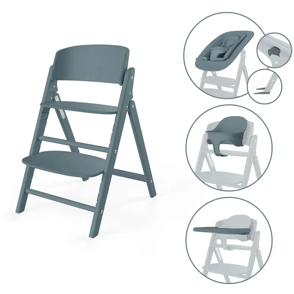 Стул для кормления Cybex Click&Fold 4 в 1 Stone Blue (524000881) - фото 6