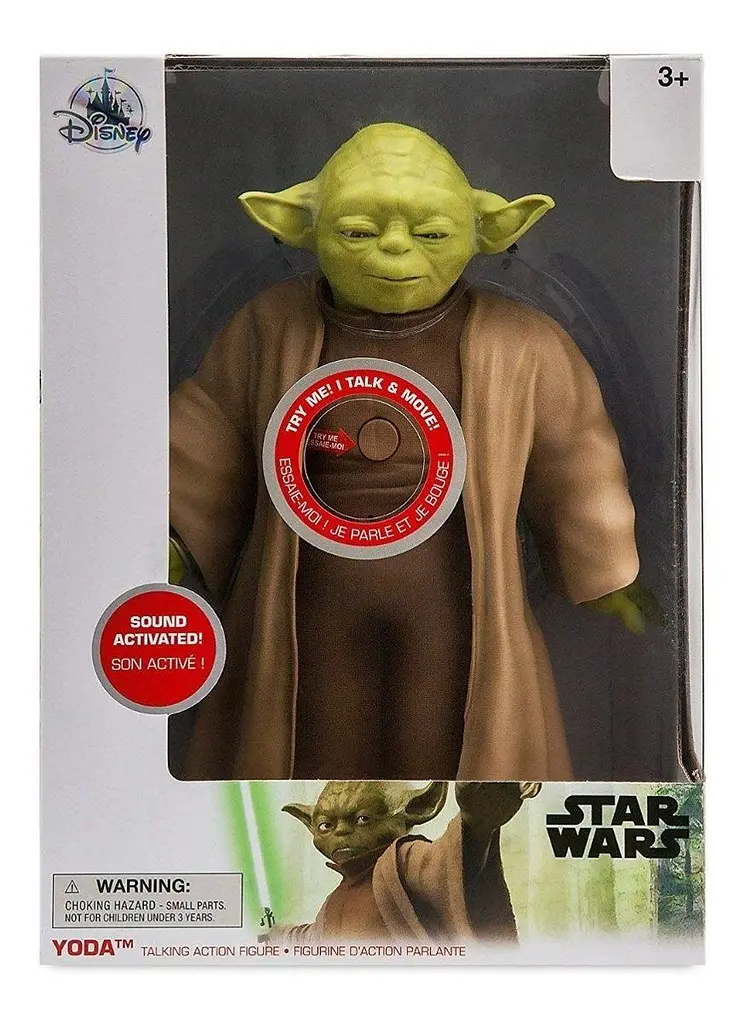 Фігурка інтерактивна Yoda що говорить Йода зі світловим мечем Зоряні війни 23см Disney SW Y 16.46 - фото 4