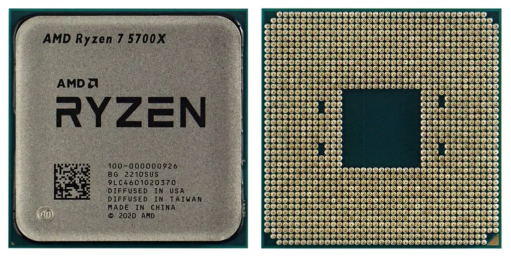 Процесор AMD Ryzen 7 5700X (3.4GHz 32MB 65W AM4) Tray (100-000000926) - фото 2