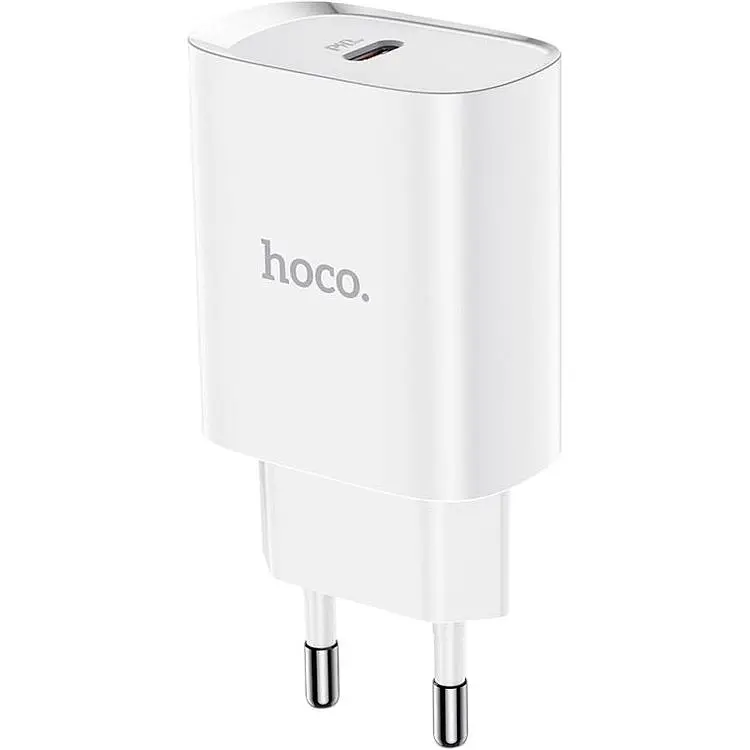 Мережевий зарядний пристрій Hoco N14 PD 20w White (745026) [81006] - фото 4